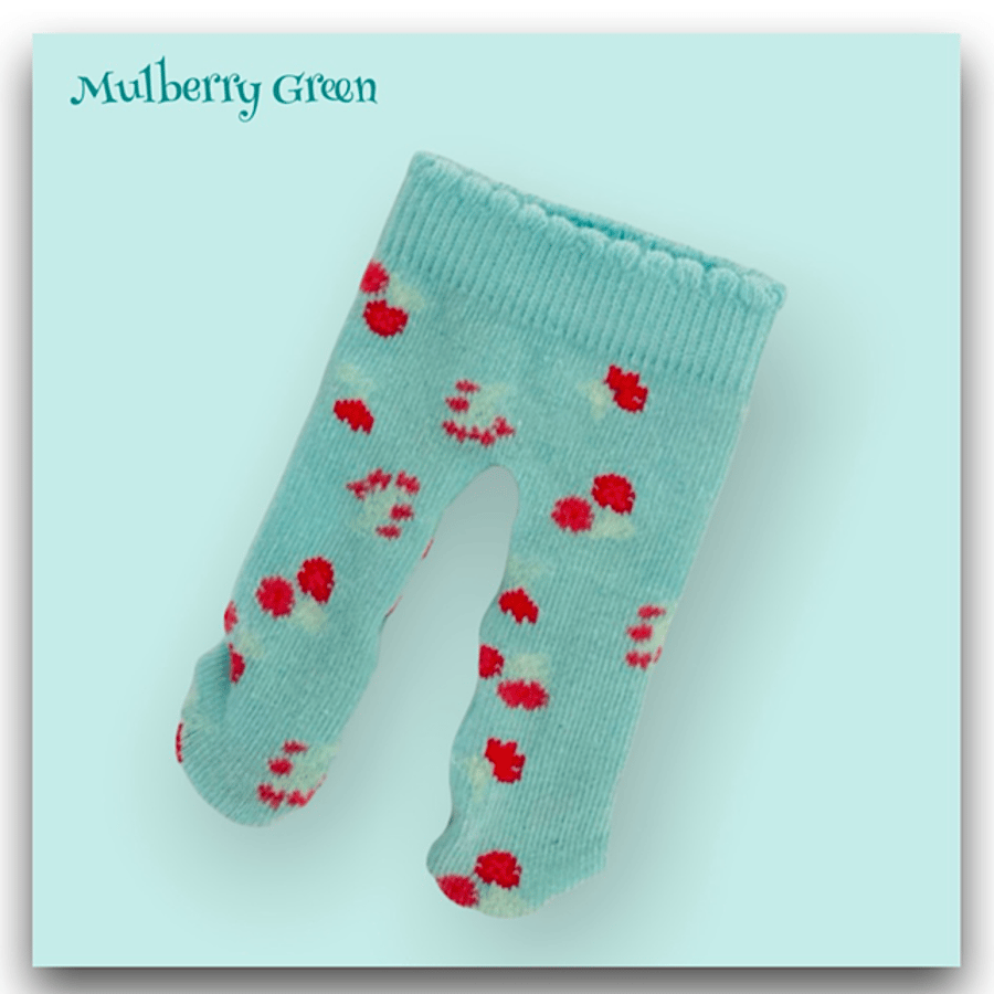 Turquoise and Pink Tights