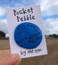 Eat, sleep, knit, repeat, Pocket Pebble Gift  - Image 1