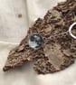 Hand Woven Key Fob with "Moon" planet embellishment Orb  - Image 3