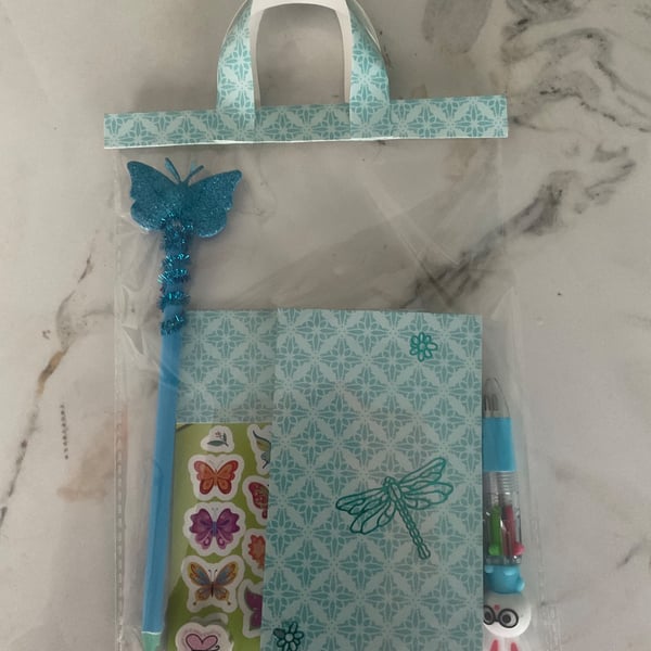 Children's stationery set.