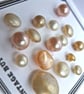 16 Vintage Glass Pearl Buttons - Image 2