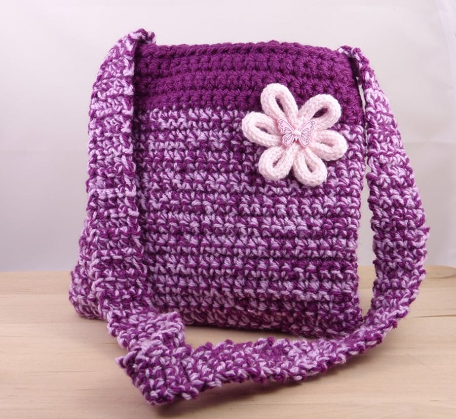 Childs Crocheted Bag