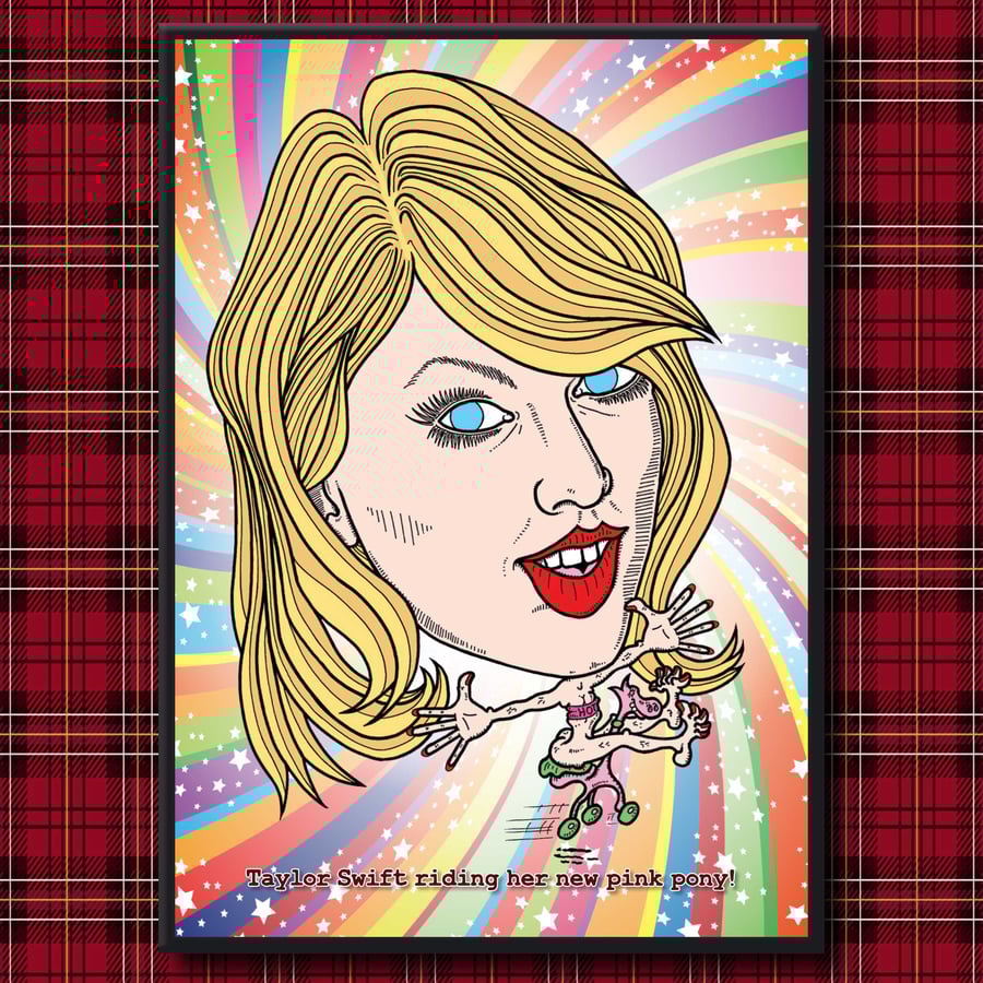 Taylor Swift Pop Plop Art Print