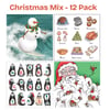 Christmas Mixed Pack - 12 Cards