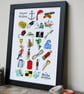 Pirate Alphabet Art Print - Image 2