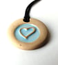Baby Blue  Ceramic Necklace Light - Image 5