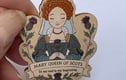 Wooden pin badges