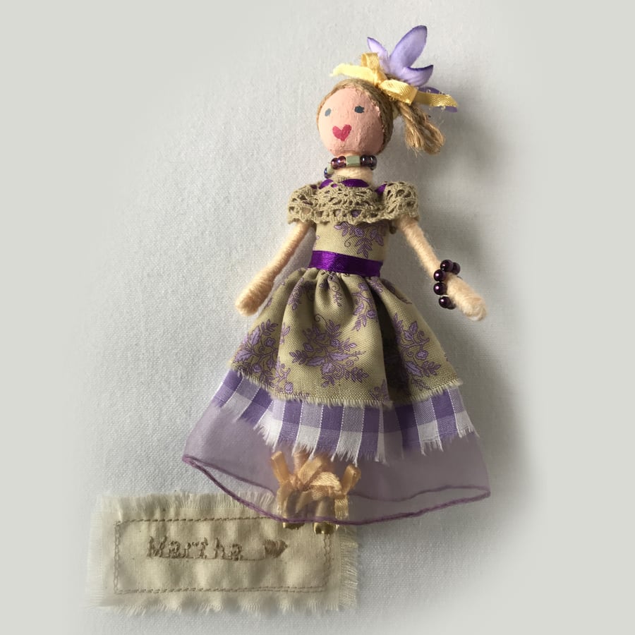 Martha - Collectable handmade art doll