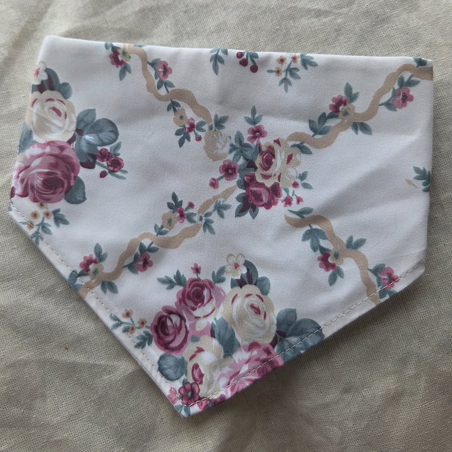 Image of Elasticated slip-on Dog Bandana - Size M-L