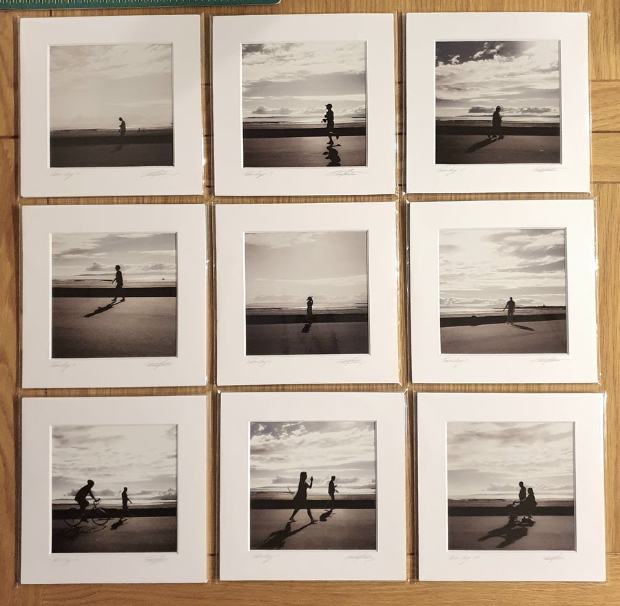 Prom Day, group of 9 x Archival Mounted Prints ready to frame.