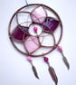 Stained Glass Mandala Dream Catcher - Pink