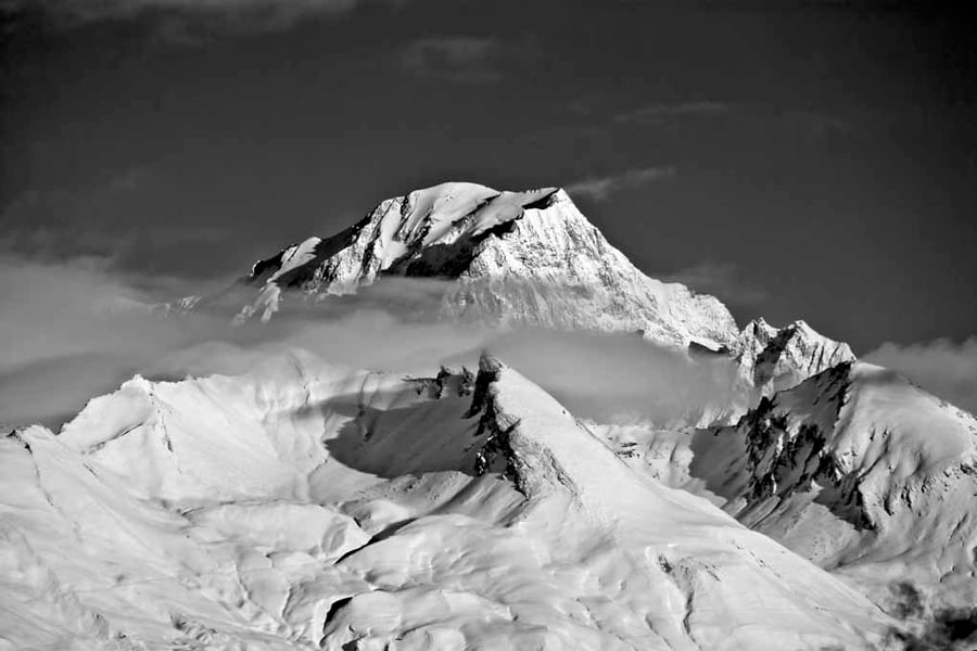 Mont Blanc Les Arcs French Alps France Photograph Print