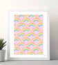 Rainbows A4 Art Print  - Image 1