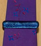 Sparkly Blue Glass Tie Clip - 4064 - Image 2