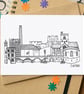Carlisle Skyline Greetings Card - Image 1
