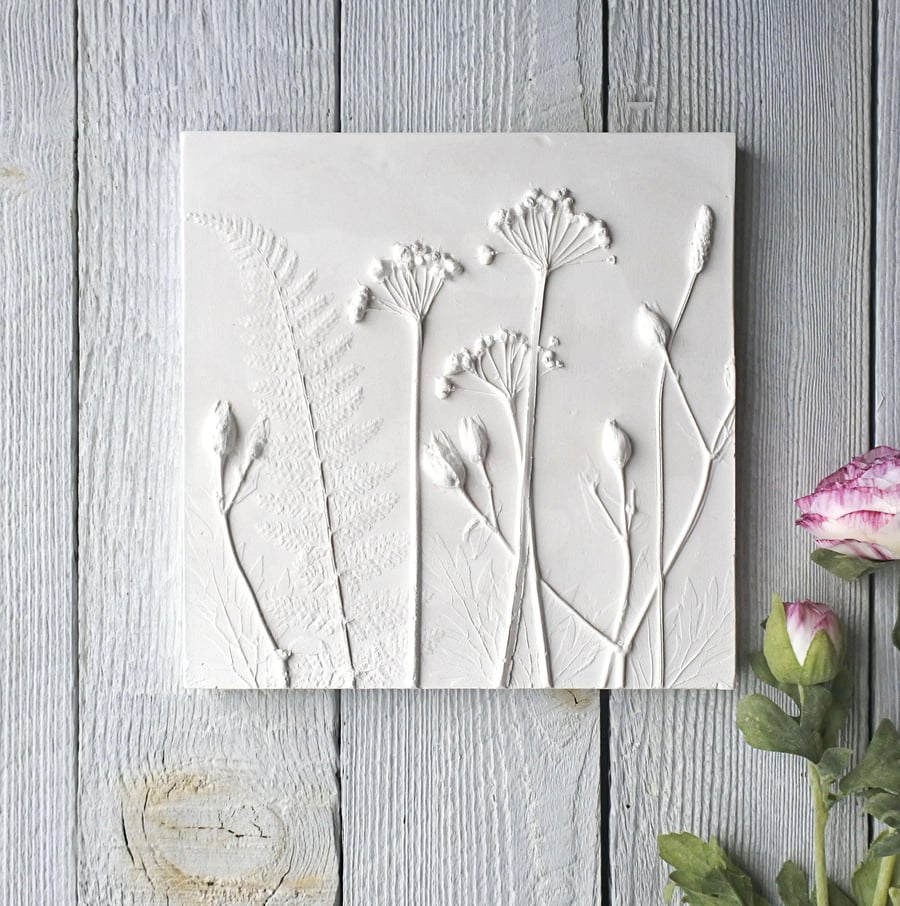Summer Mix No.2 Plaster Cast Wall Plaque