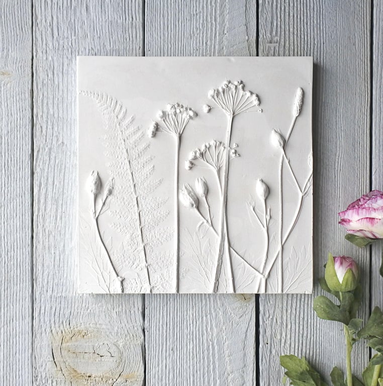 Summer Mix No.2 Plaster Cast Wall Plaque