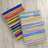 2022 Handmade Diary - Watercolour Stripes