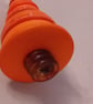 Orange Button Christmas Tree Decoration - Star Topper - Image 4