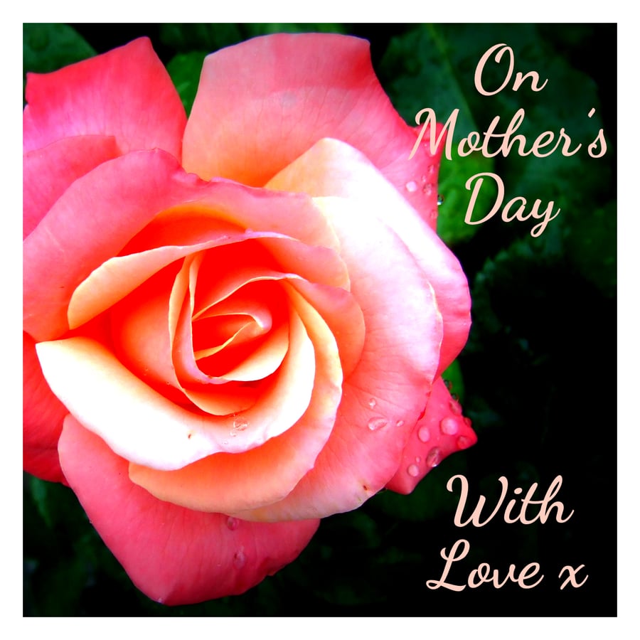 On Mother's Day With Love Card