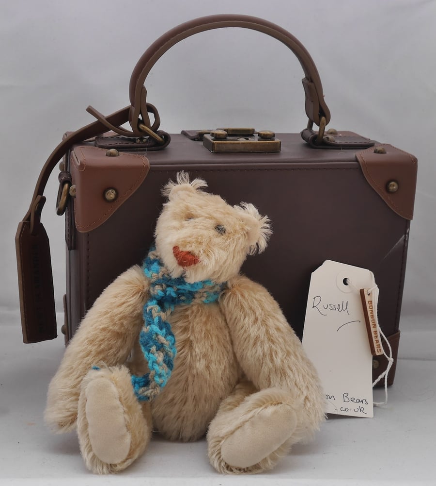 Russell - Handmade Mohair Bear