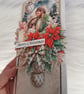 Handmade Christmas Card with Nativity Scene (43) Elegant 3D Christmas Card.  - Image 4