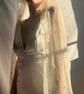 Cassiopeia - Celestial Wedding Veil With Gold Moons And Stars - Image 3