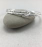 Double Hammered Silver Bangles - Image 4