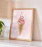 Ice Cream with Raspberry Sauce Art Print - Image 3
