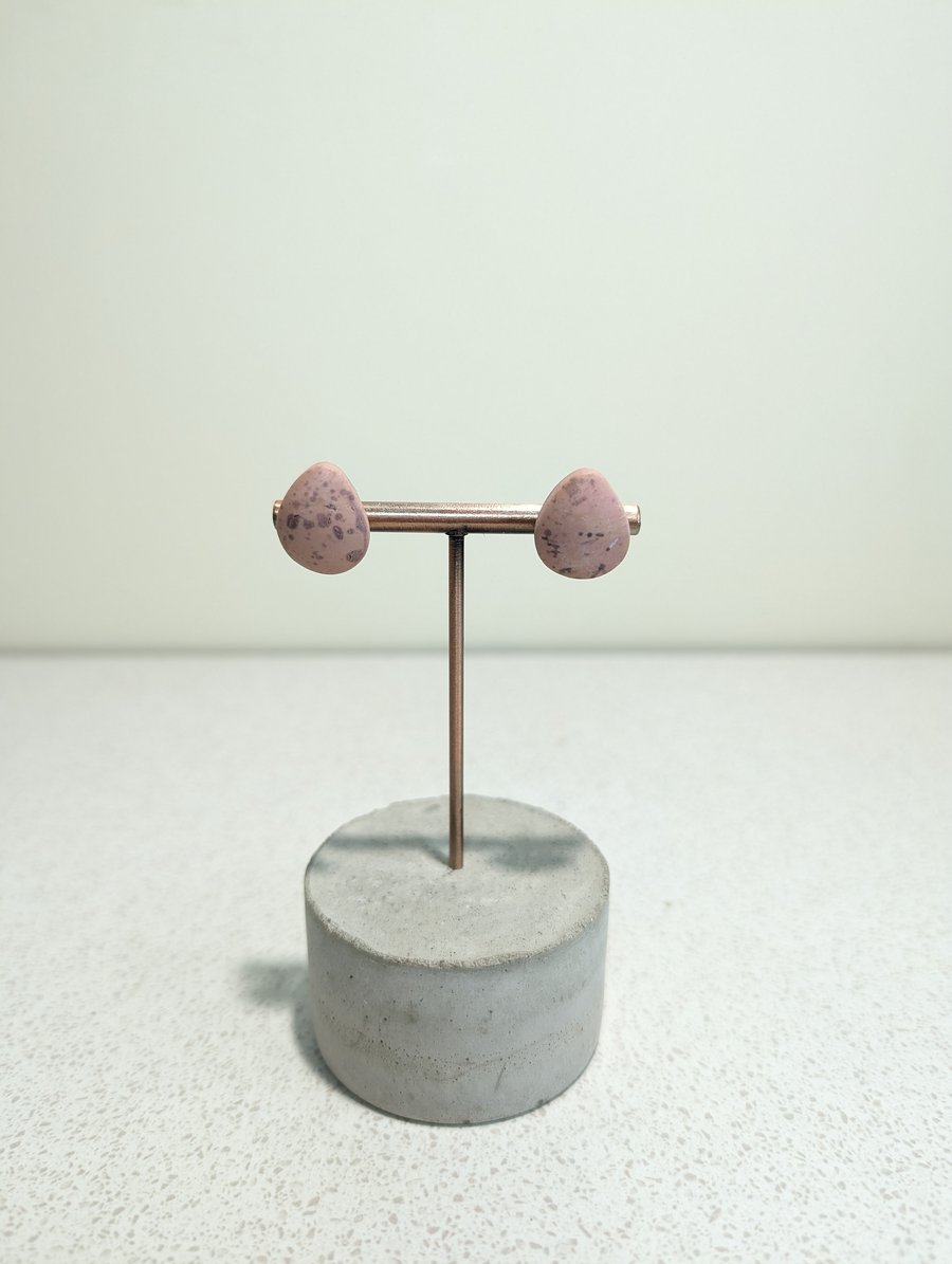 mini egg studs - pink