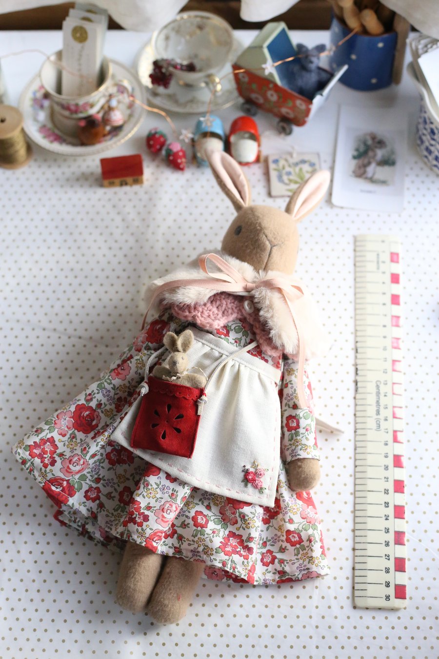 Heirloom Liberty Bunny - Medium size Felicite