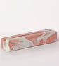 Salmon Pink Marble effect Photo Holder, Menu Stand & Wedding Place Card Holder