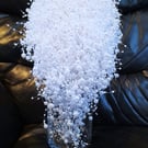 Pearl Cascade Cascading Waterdrop White Bridal Bouquet For Wedding