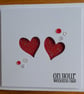 Heart Apertures Wedding Card - Image 5