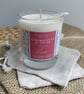 Strawberries & Cream vegan soy wax candle