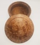 Lidded box in Elm Burr