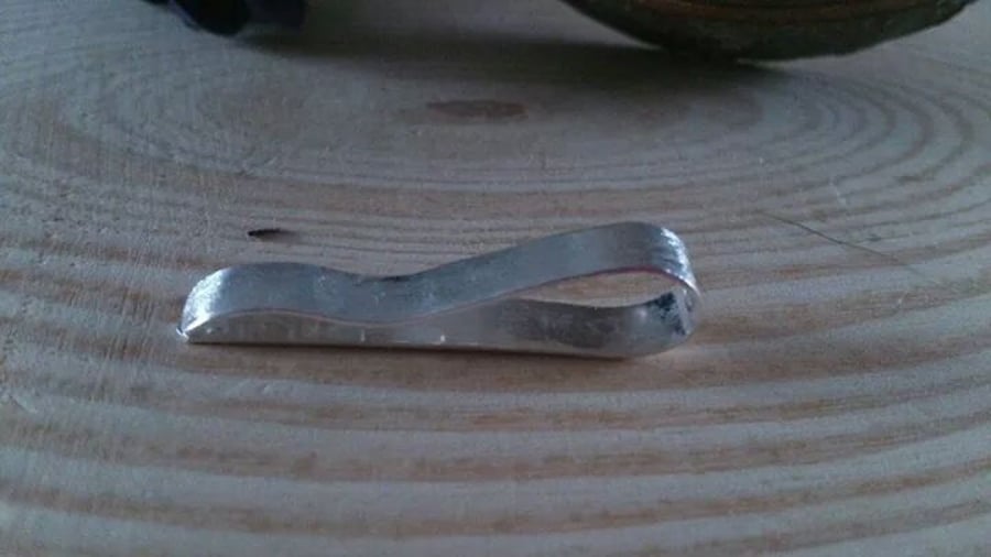 Sterling Silver Tie Slide