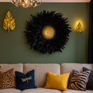 BlackFeather Mirror - Handmade - One Of A Kind - Juju - Designer