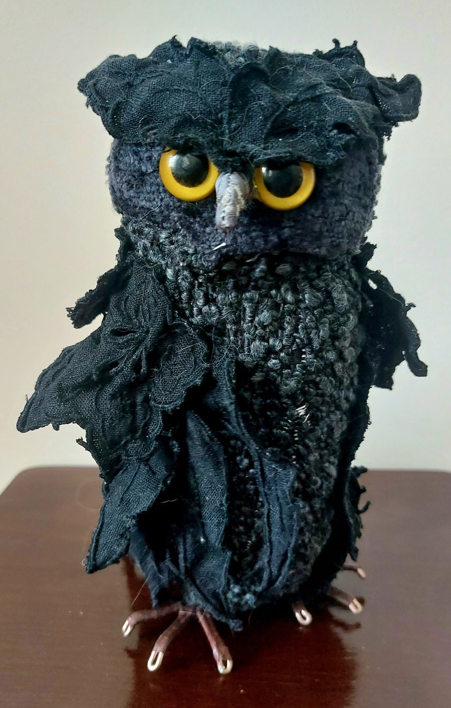 Owl soft sculpture ornament decoration 