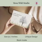 With Deepest Sympathy card  -  Life Celebration Card -  Blossom & Dove design 