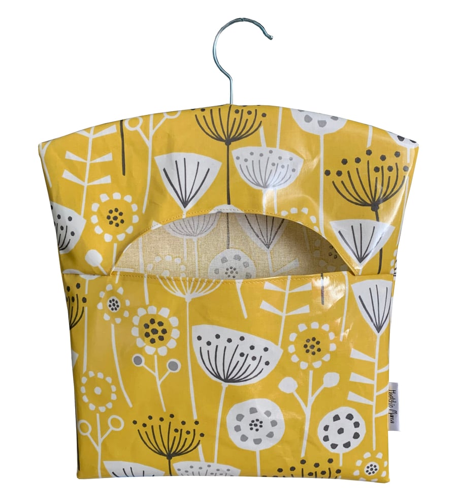 Bergen Ochre Peg Bag