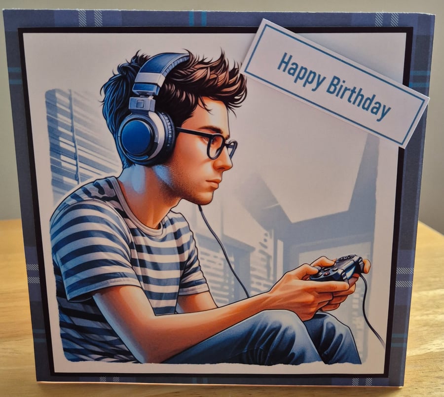 Handmade Happy Birthday Greeting Card