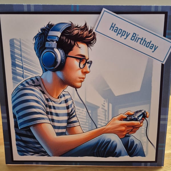 Handmade Happy Birthday Greeting Card