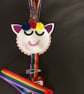 Unicorn  Hairclip hanger - organiser - Image 2