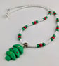 Fimo Christmas tree necklace - 1002675 - Image 1