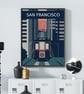 San Francisco retro travel poster, San Francisco travel print, USA travel print - Image 3