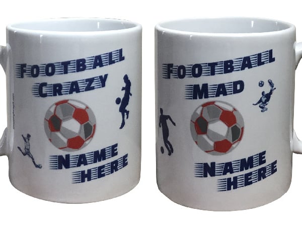 Personalised Chelsea FC Colour Football Mug - Mugs for Chelsea fans