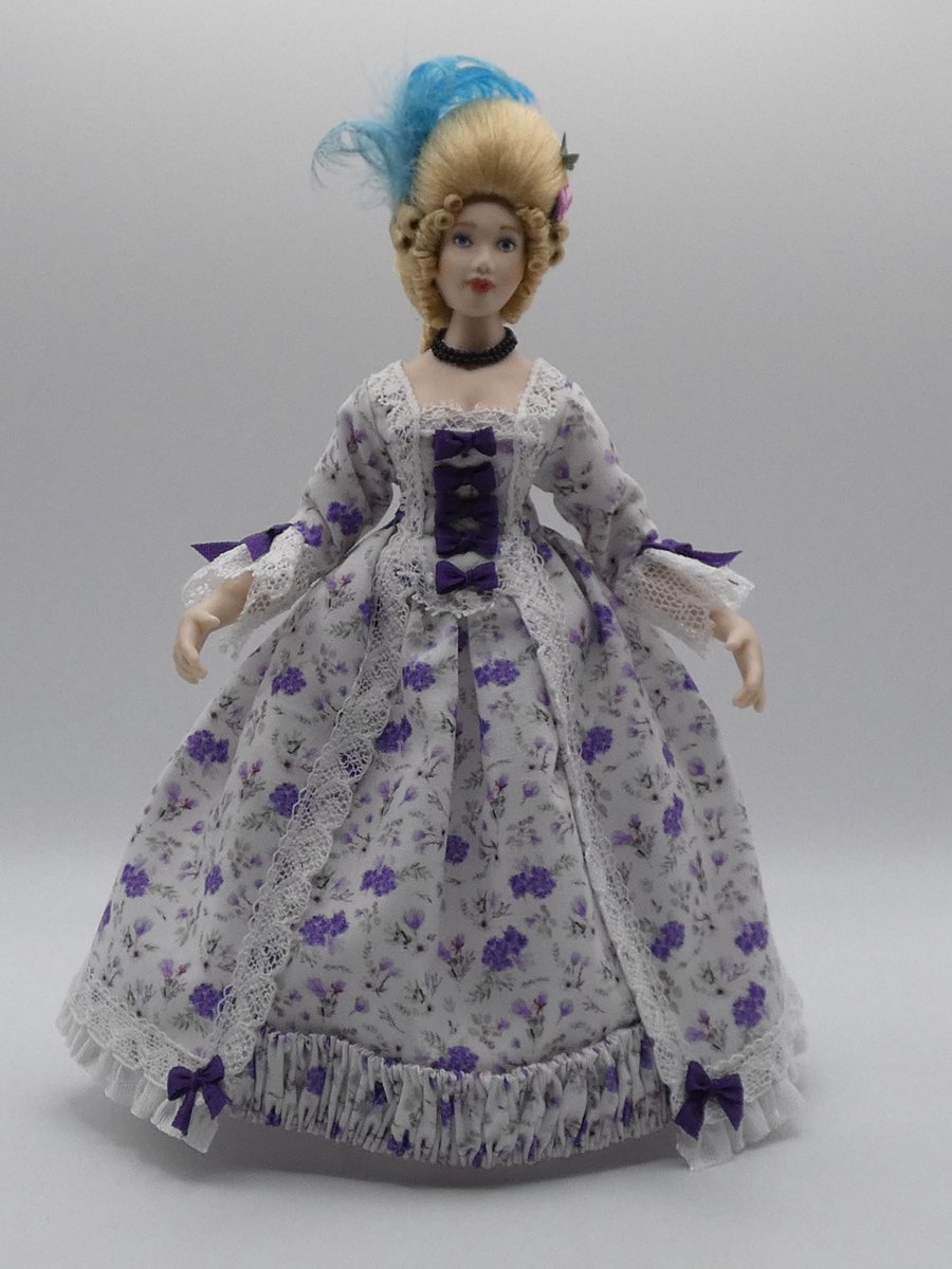 Jessamine - 1:12 Georgian-Rococo Doll House Doll