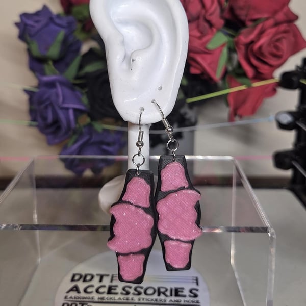 Handmade Divas Wrestling Title Earrings: WWE Jewellery