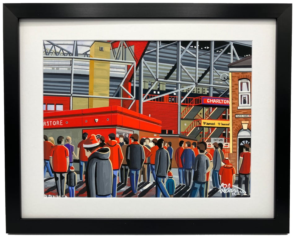 Charlton. Framed & Unframed Fine Art Print, Athletic Football Club, Stadium Gift